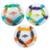 Kit 3 Bolas Campo Umbro Kick Off - Roxo+Laranja
