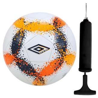 Kit Bola Campo Umbro Kick Off + Bomba De Ar