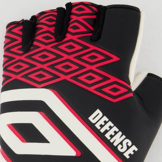 Luva Umbro Goleiro Defense Futsal Juvenil Preta