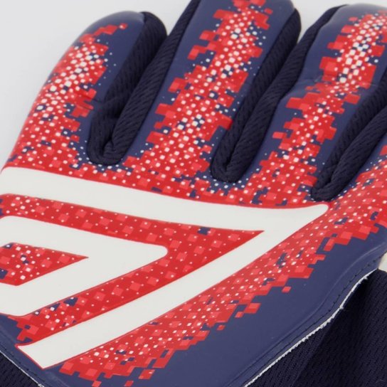 Luva Umbro Neo Club Marinho e Vermelha
