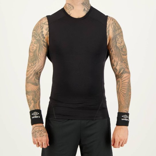 Munhequeira Umbro Jacquard Preta