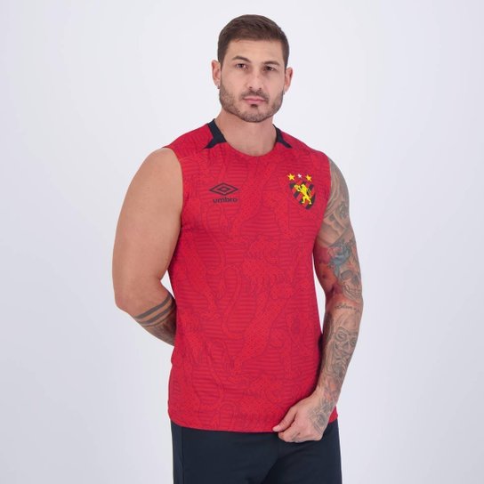 Regata Umbro Sport Recife Aquecimento 2024 Vermelha