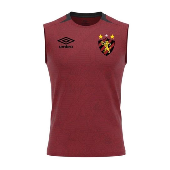 Regata Umbro Sport Recife Aquecimento 2024/25 Masculina - Vermelho GG